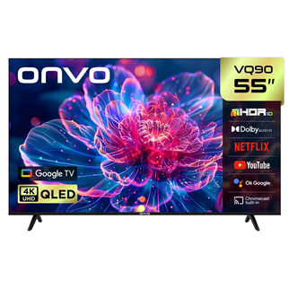 Onvo 55VQ90F3UA 55’’ 140 Ekran 4K Ultra HD Google Smart QLED TV