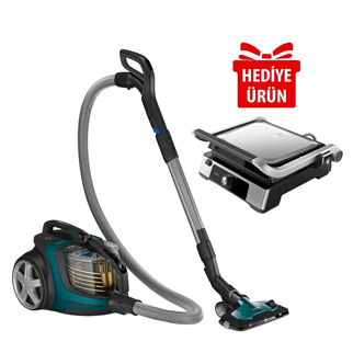 Philips BXA0077/00, XB9185/07 Toz Torbasız Süpürge (HD6301/90 Tost Makinesi Hediyeli)