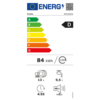 Profilo BM6380MA Inox Bulaşık Makinesi