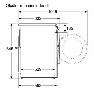 Profilo CGA142ZXTR 9 kg 1200 Devir Çamaşır Makinesi