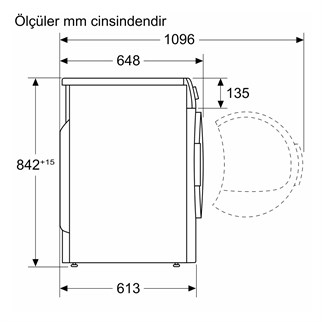 Profilo KM10611CTR 10 Kg Kurutma Makinesi
