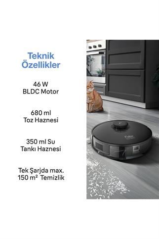 Fakir Robert RS 800 Robot Süpürge