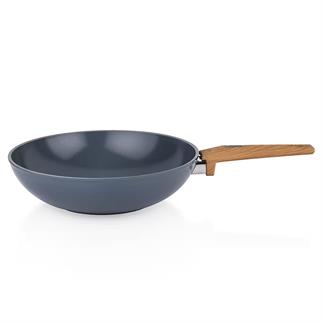 Schafer Fiesta 28 Cm Seramik Wok Tava 1 Parça-Siyah