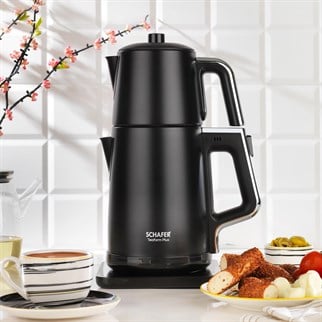 Schafer Teaform Elektrikli Çay Makinesi-Siyah