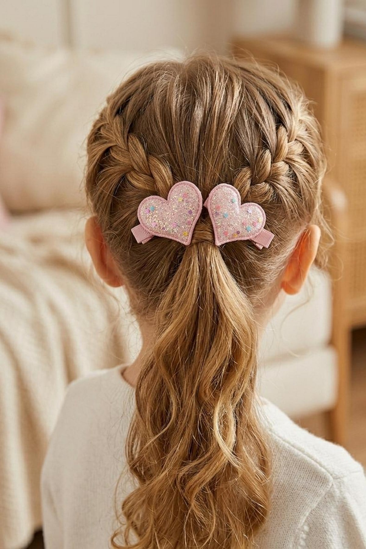 Kalp Payet Toka Tek Adet Pembe