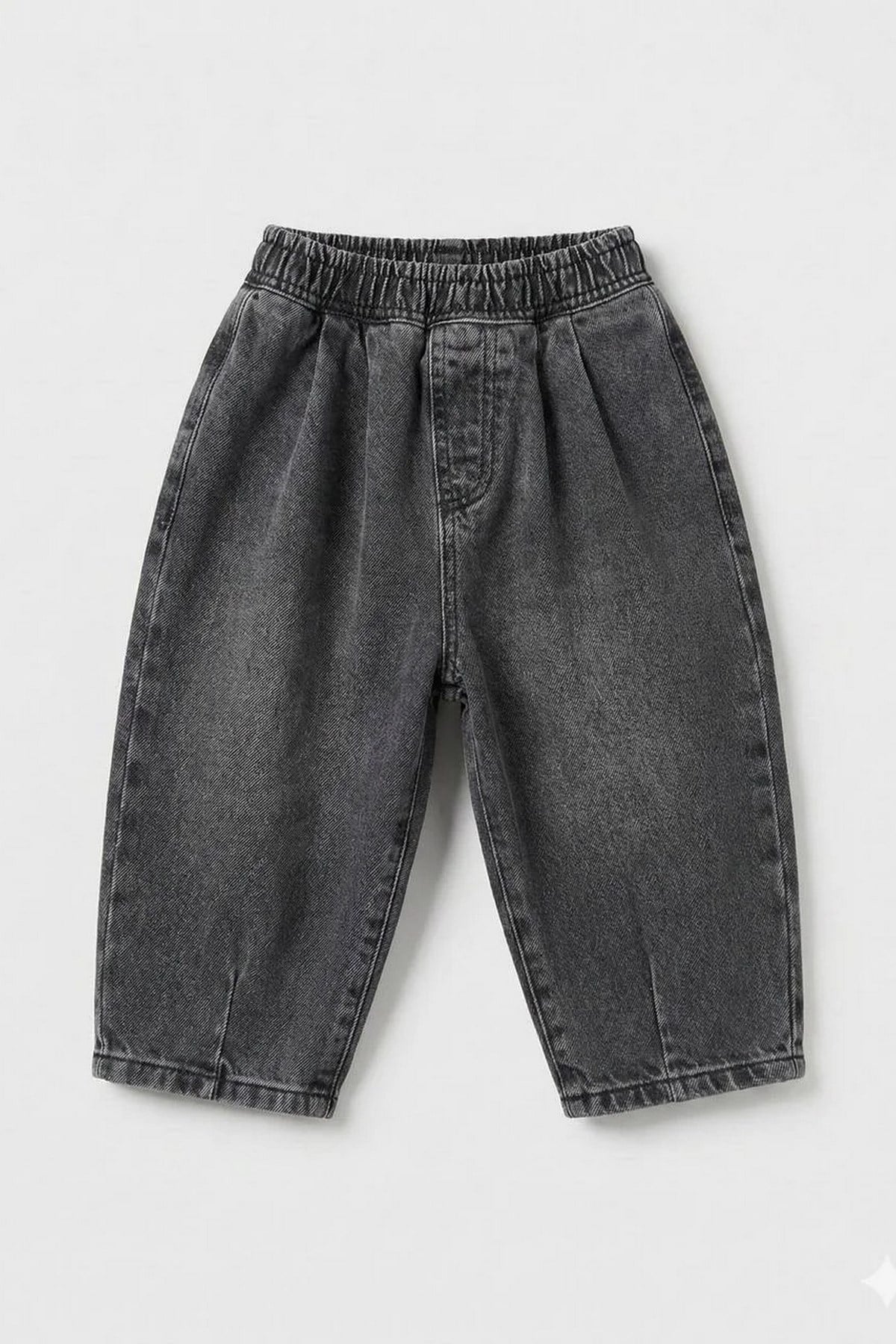Unisex Antrasit Balloon Jeans