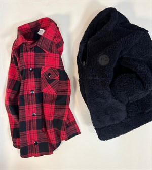 Kış Yünü Peluş Hırka Unisex Siyah