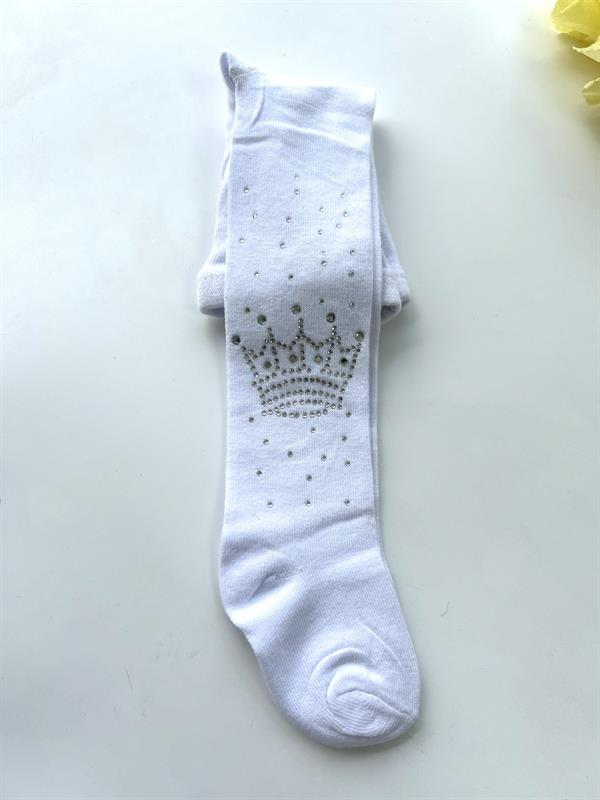 Taş Detaylı Kız Bebek Külotlu Çorap 3lü Set