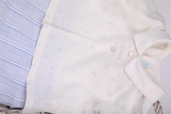 Tavşan Desenli Bebek Şortlu Tulum