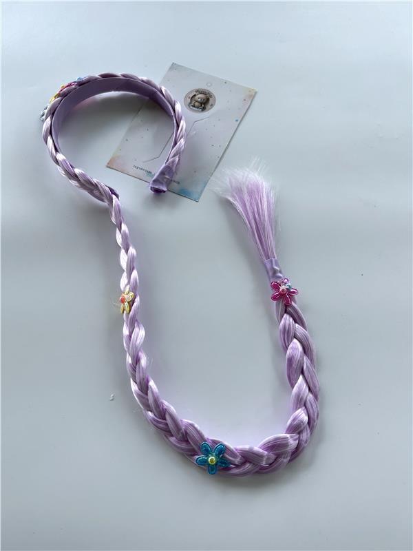 Tek Taraftan Geniş Örgülü Deniz Kabuklu Renkli Taç