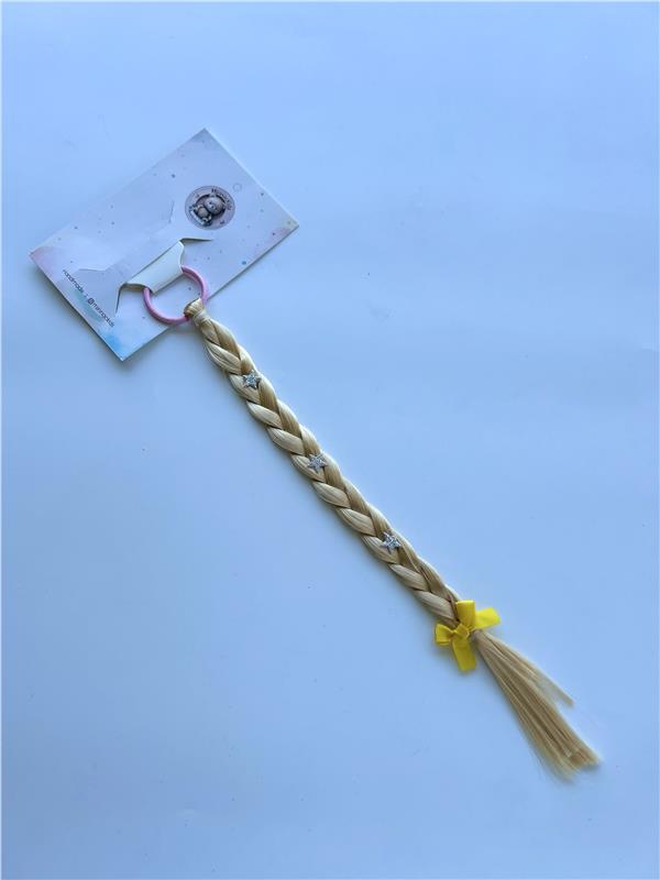 Tekli Kalın Örgülü Lastikli Toka