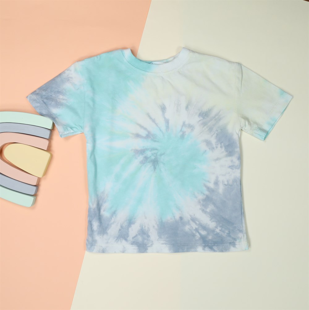 Batik Desen Kısa Kollu Tshirt