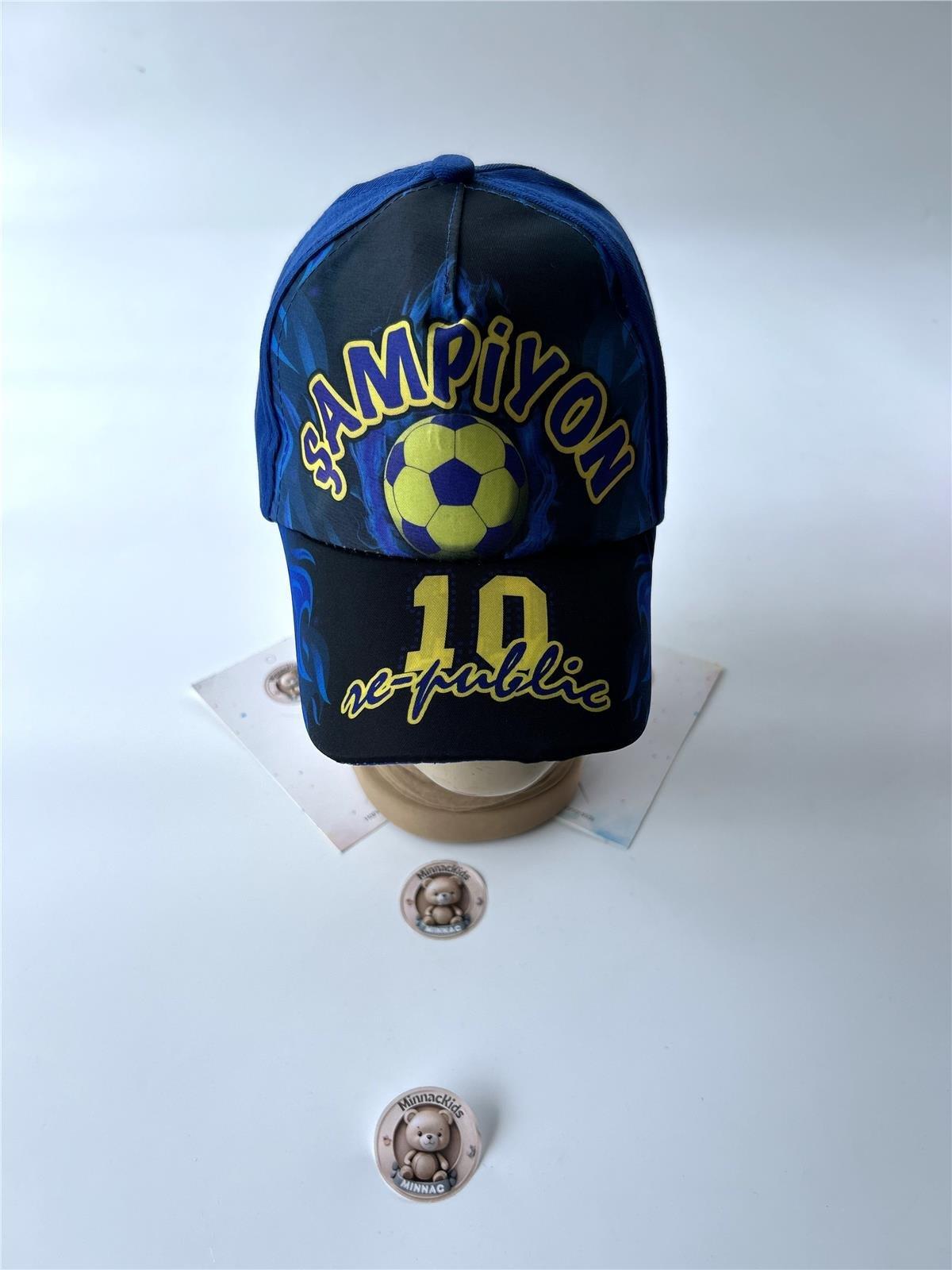 Erkek Çocuk Şapkası Fenerbahçe Baskılı