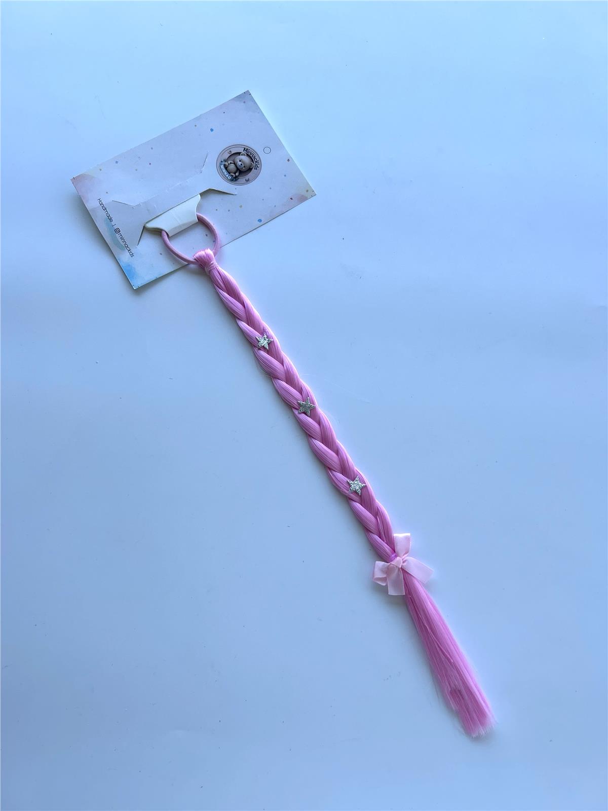 Tekli Kalın Örgülü Lastikli Toka