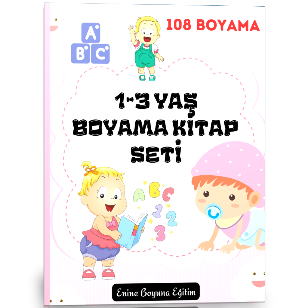 1-3 Yaş Boyama Kitap Seti (3 Kitap)