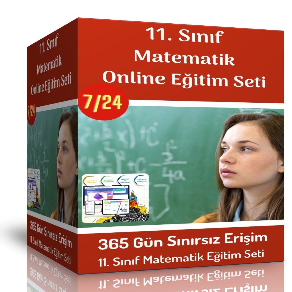 11. Sınıf Matematik Online Görüntülü Eğitim Seti