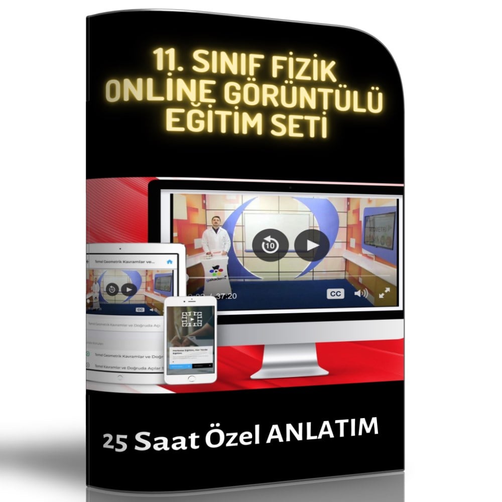 11. Sınıf  Fizik Online Görüntülü Eğitim Seti