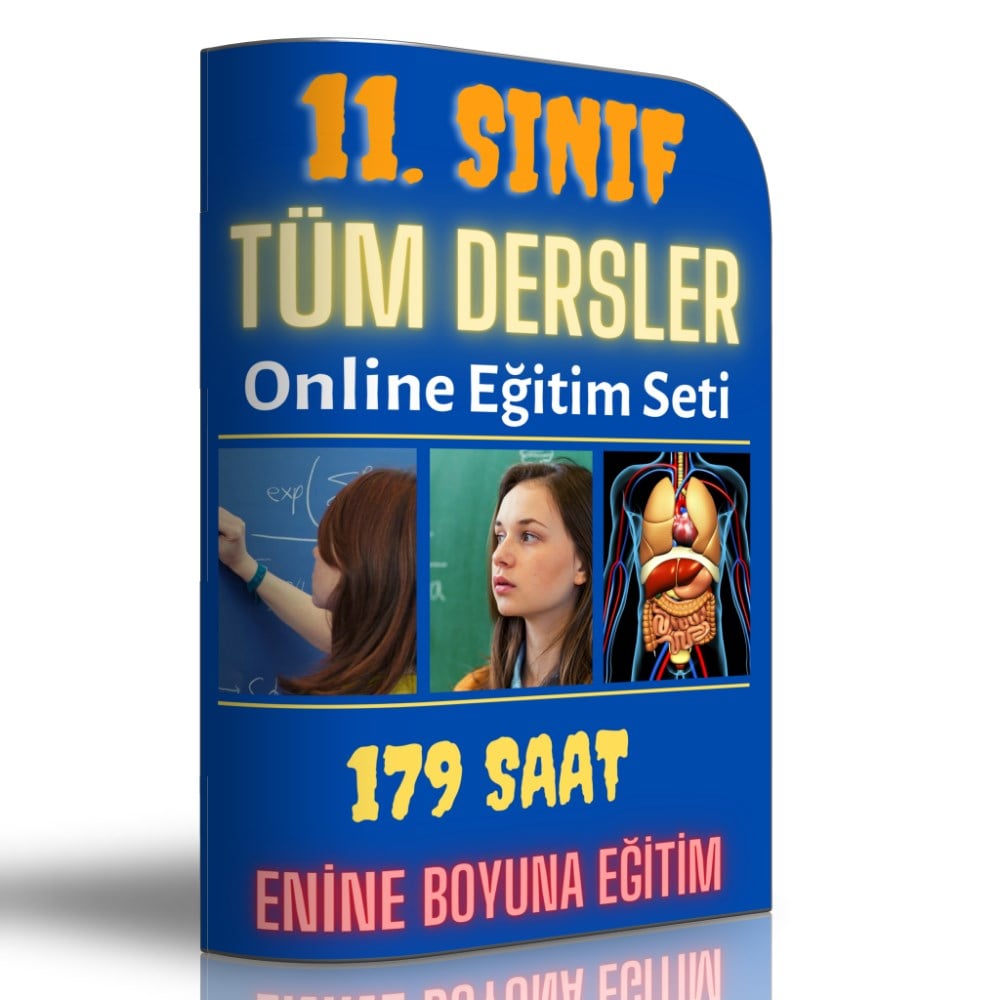 11. Sınıf Tüm Dersler Online Görüntülü Eğitim Seti