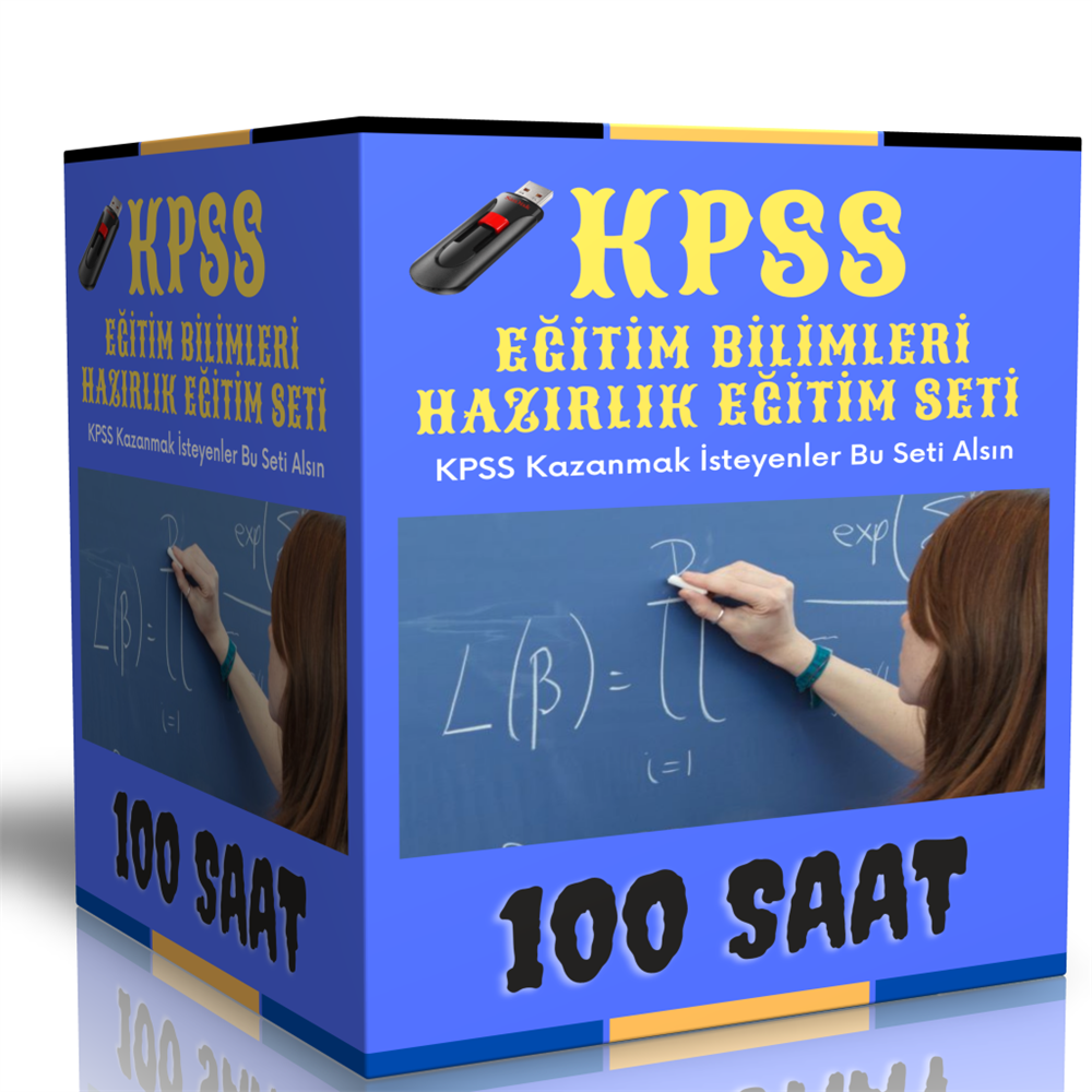 2023 Eğitim Bilimleri Hazırlık Görüntülü Eğitim Seti (100 Saat Anlatım)