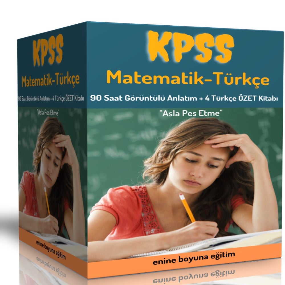 2023 KPSS Türkçe – Matematik Görüntülü Eğitim Seti (90 Saat Anlatım)