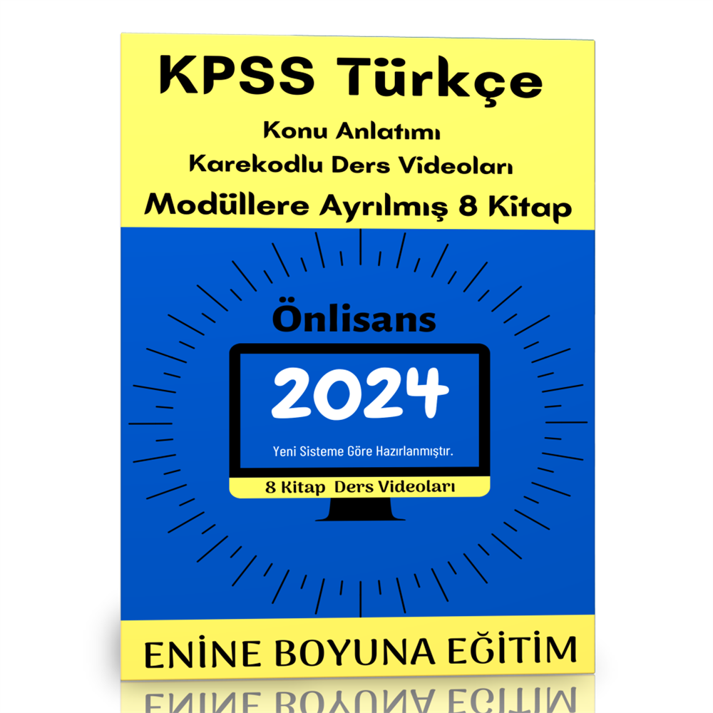 2023 KPSS Türkçe Önlisans Modüler Kitap Seti