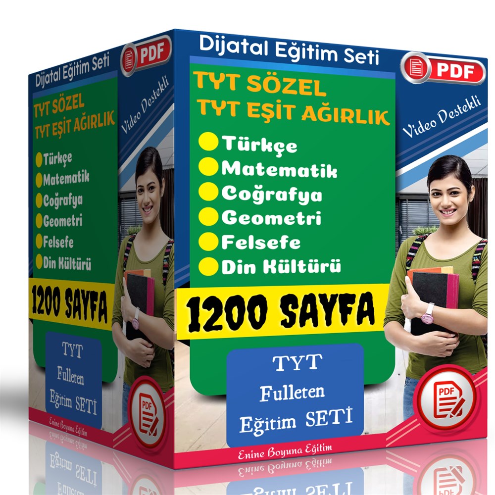 2023 TYT Dijital Eğitim Seti (1200 PDF Sayfası)