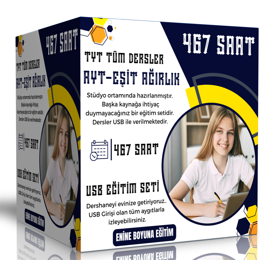 2023 TYT Tüm Dersler – AYT Eşit Ağırlık (467 Saat)