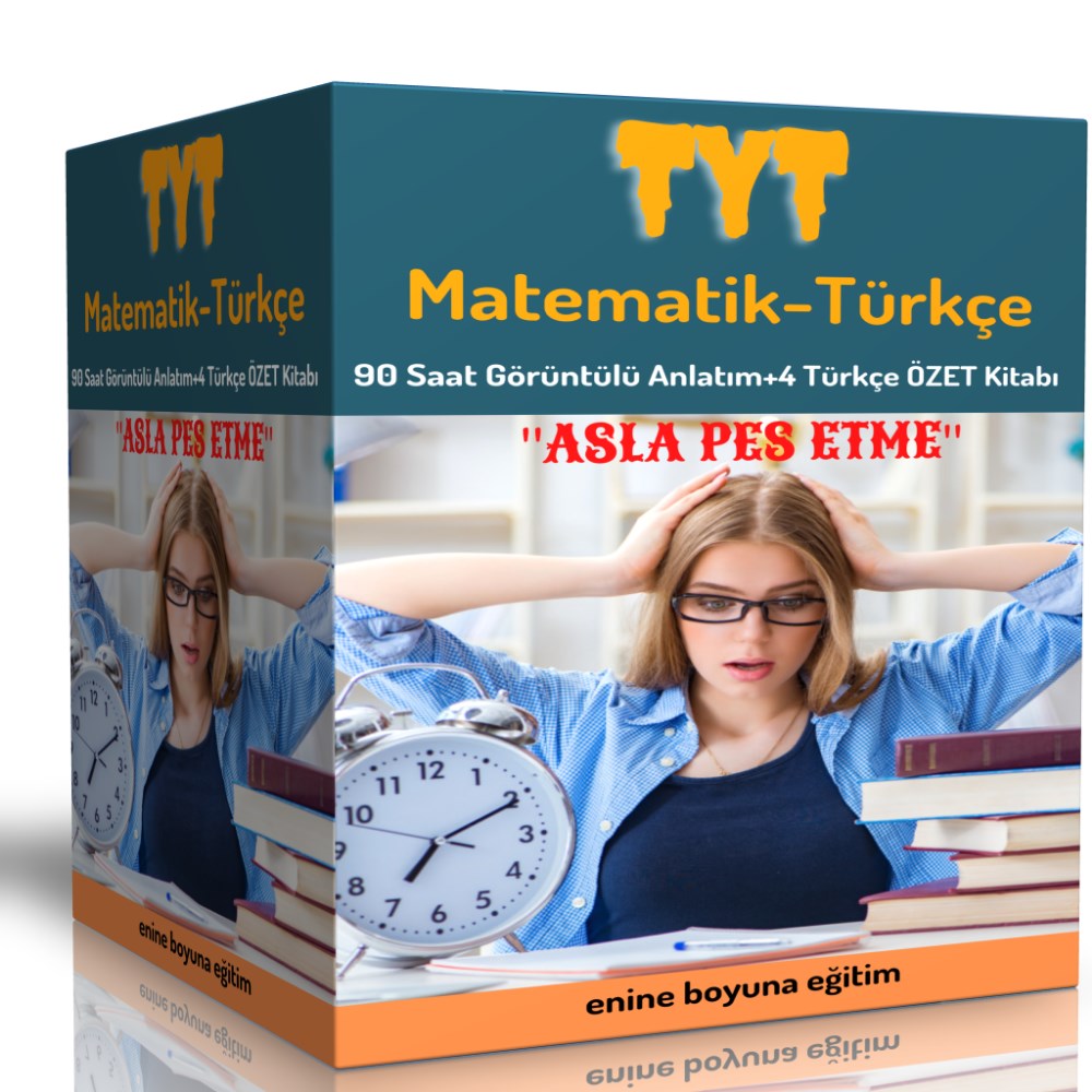 2023 TYT Türkçe – Matematik Görüntülü Eğitim Seti (90 Saat Anlatım)