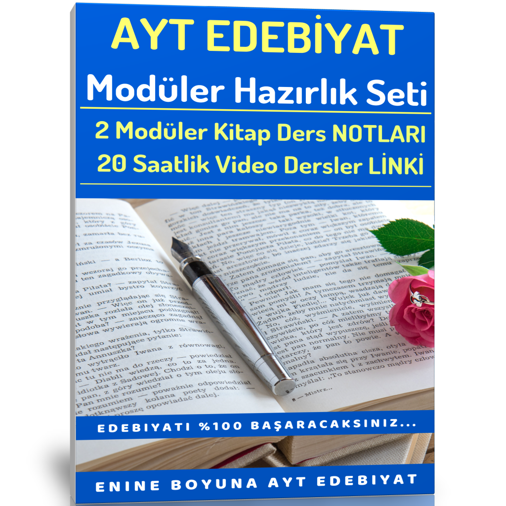 2024 AYT Edebiyat Modüler Seti (2 Kitap + 20 Saatlik Özel Anlatım