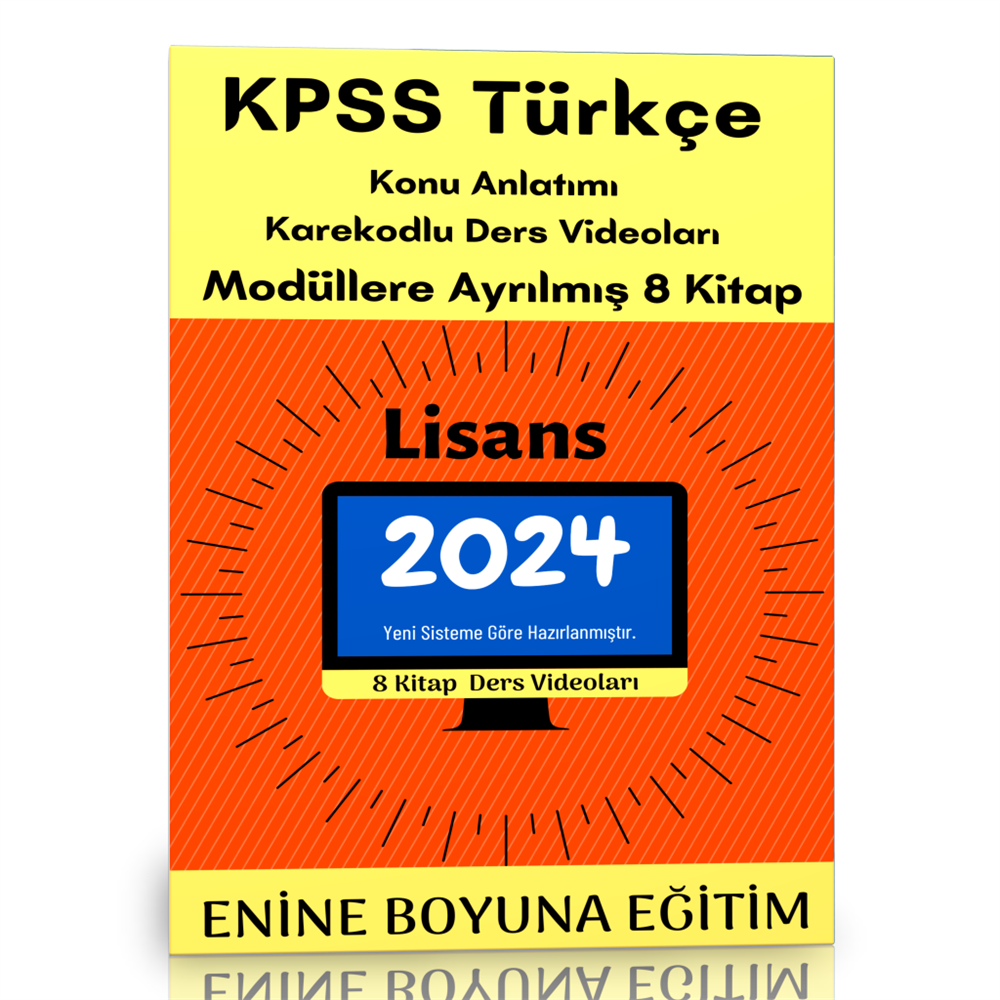 2024 KPSS Lisans Türkçe Modüler Kitap Seti