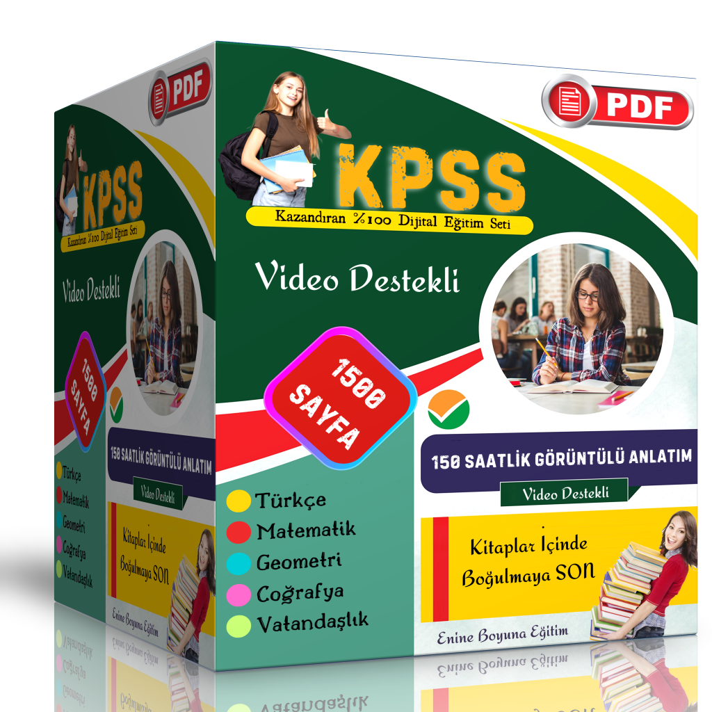 2025 KPSS Dijital Eğitim Seti (1000 PDF Sayfası)