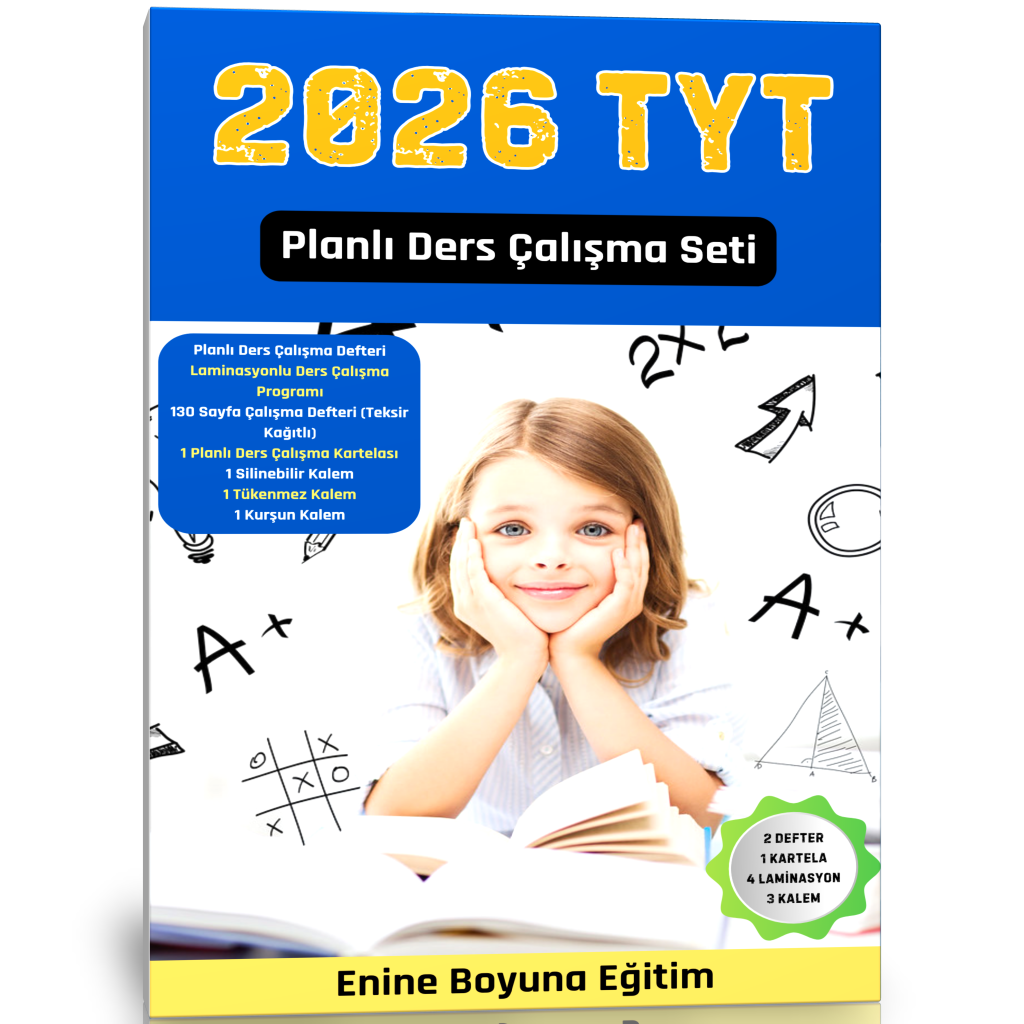 2025 TYT Planlı Ders Çalışma Defteri (200 Sayfa)