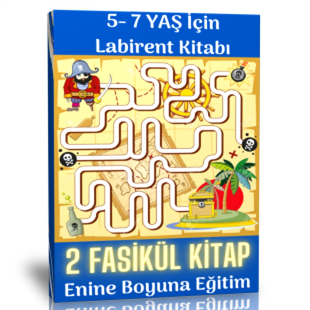 5-7 Yaş İçin Labirent Kitap Seti (2 Fasikül Kitap)