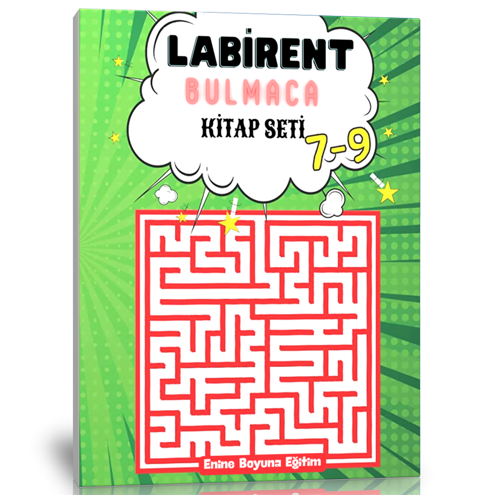 7-9 YAŞ Labirent Bulmaca Kitap Seti (3 Kitap)