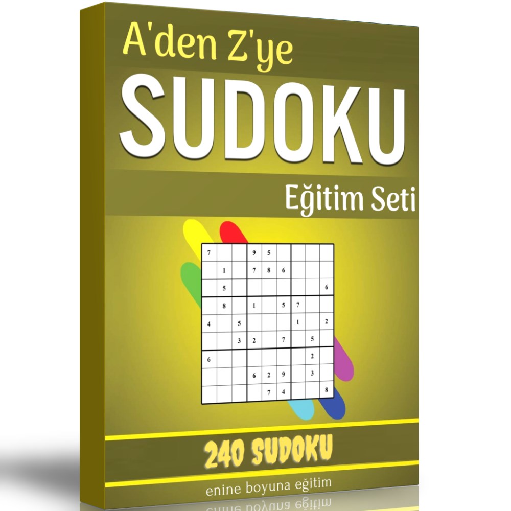 Adan Zye Sudoku Eğitim Seti (3 Fasikül Kitap)