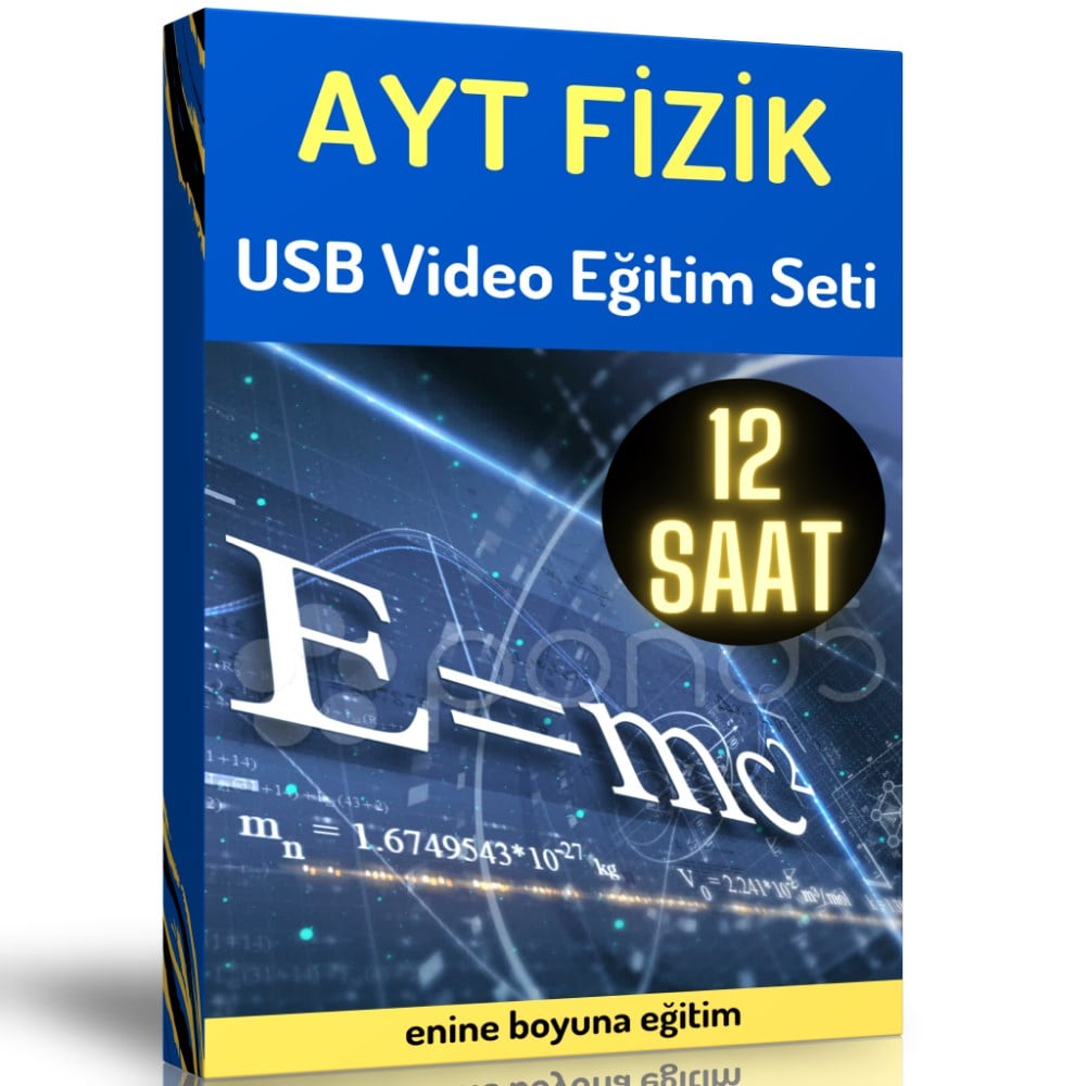 AYT Fizik Görüntülü Eğitim Seti (12 Saat Özel Anlatım)
