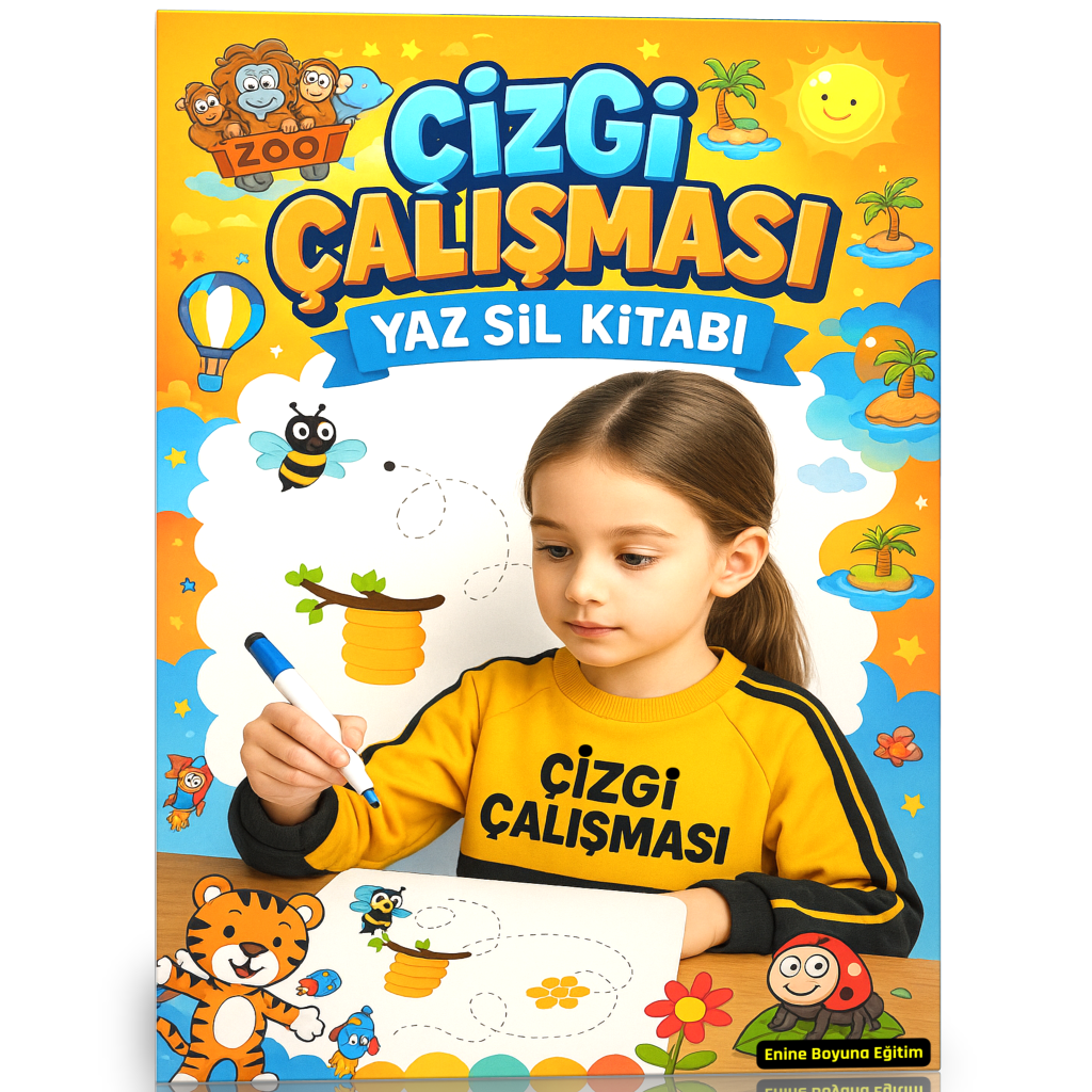 Çizgi Çalışması YAZ SİL Kitabı