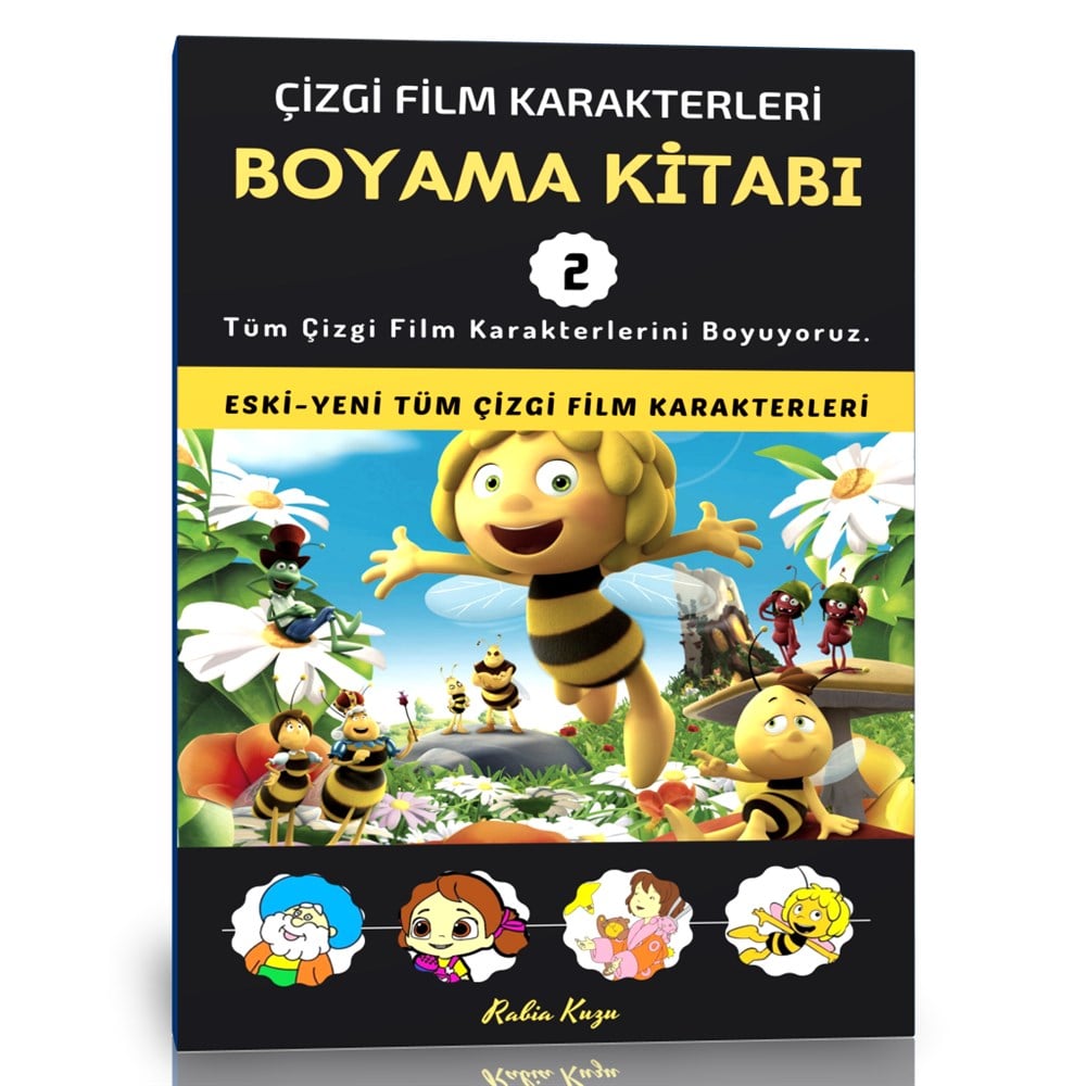 Çizgi Film Karakterleri Boyama Kitabı-2