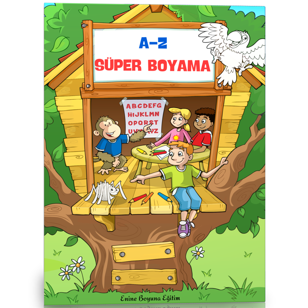 Çocuklar İçin Süper Boyama Kitabı