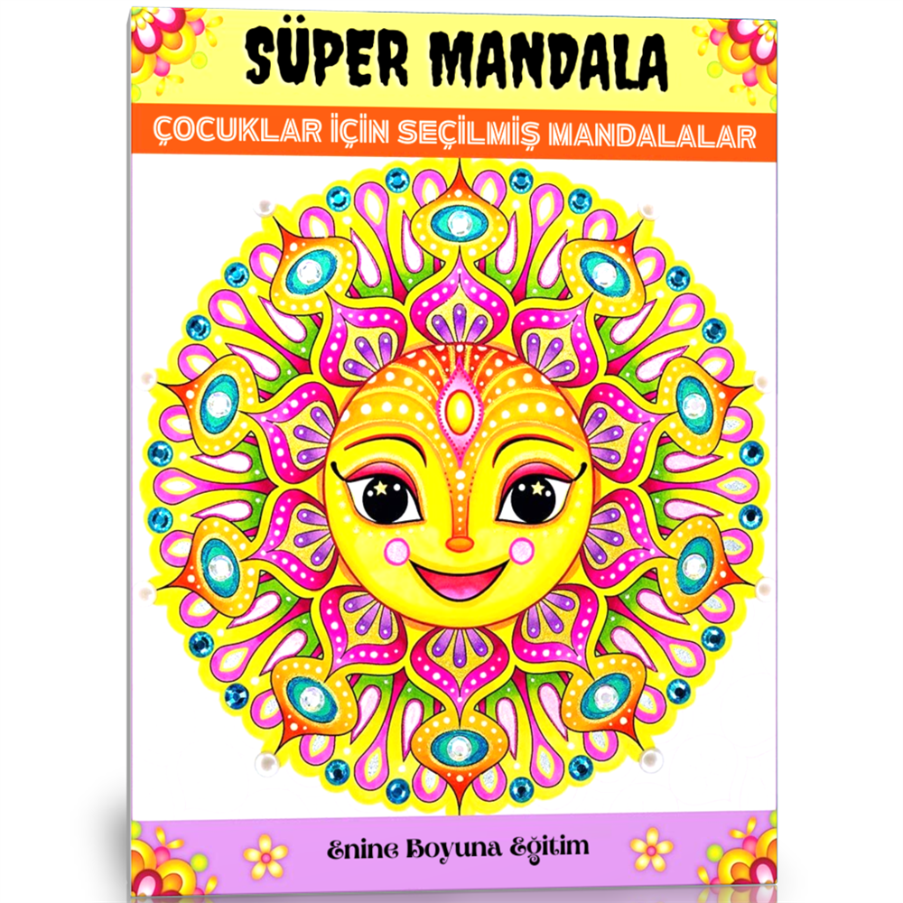 Çocuklar İçin Süper MANDALA Boyama Kitabı