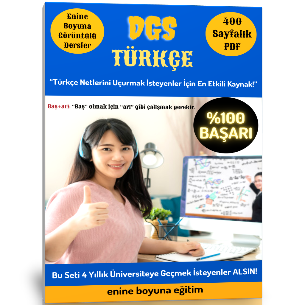 DGS Türkçe Hazırlık Kitabı (400 Sayfalık PDF)