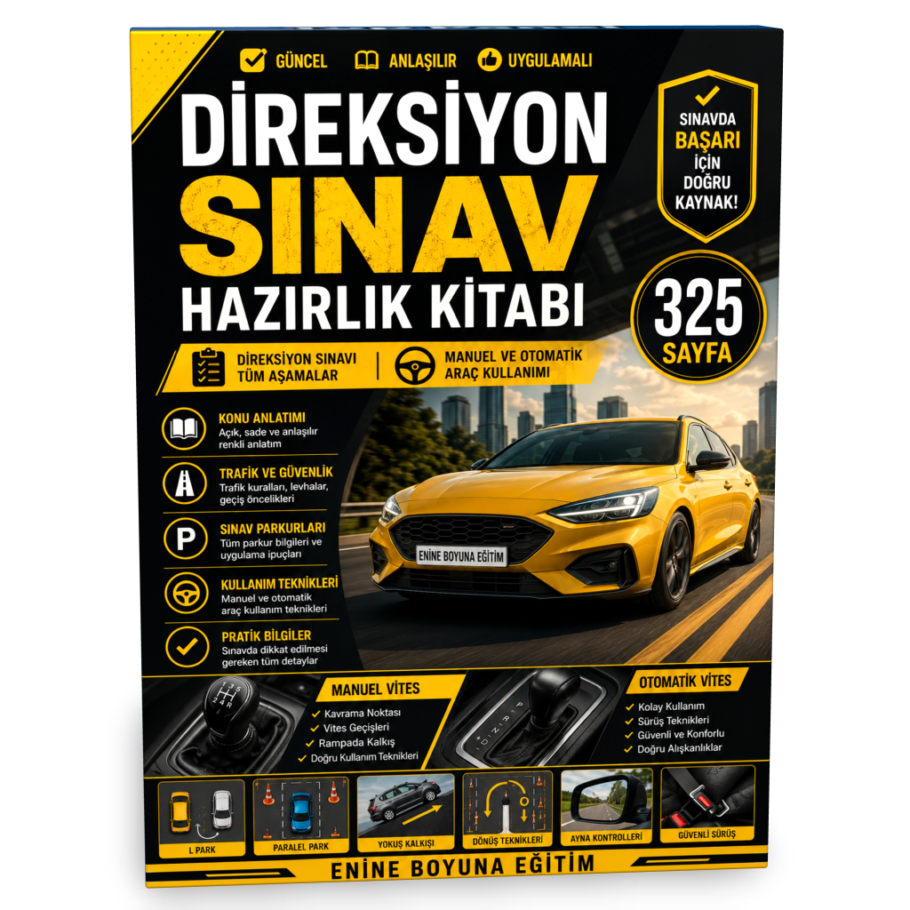 Direksiyon Sınav Hazırlık Kitabı (325 Sayfa)