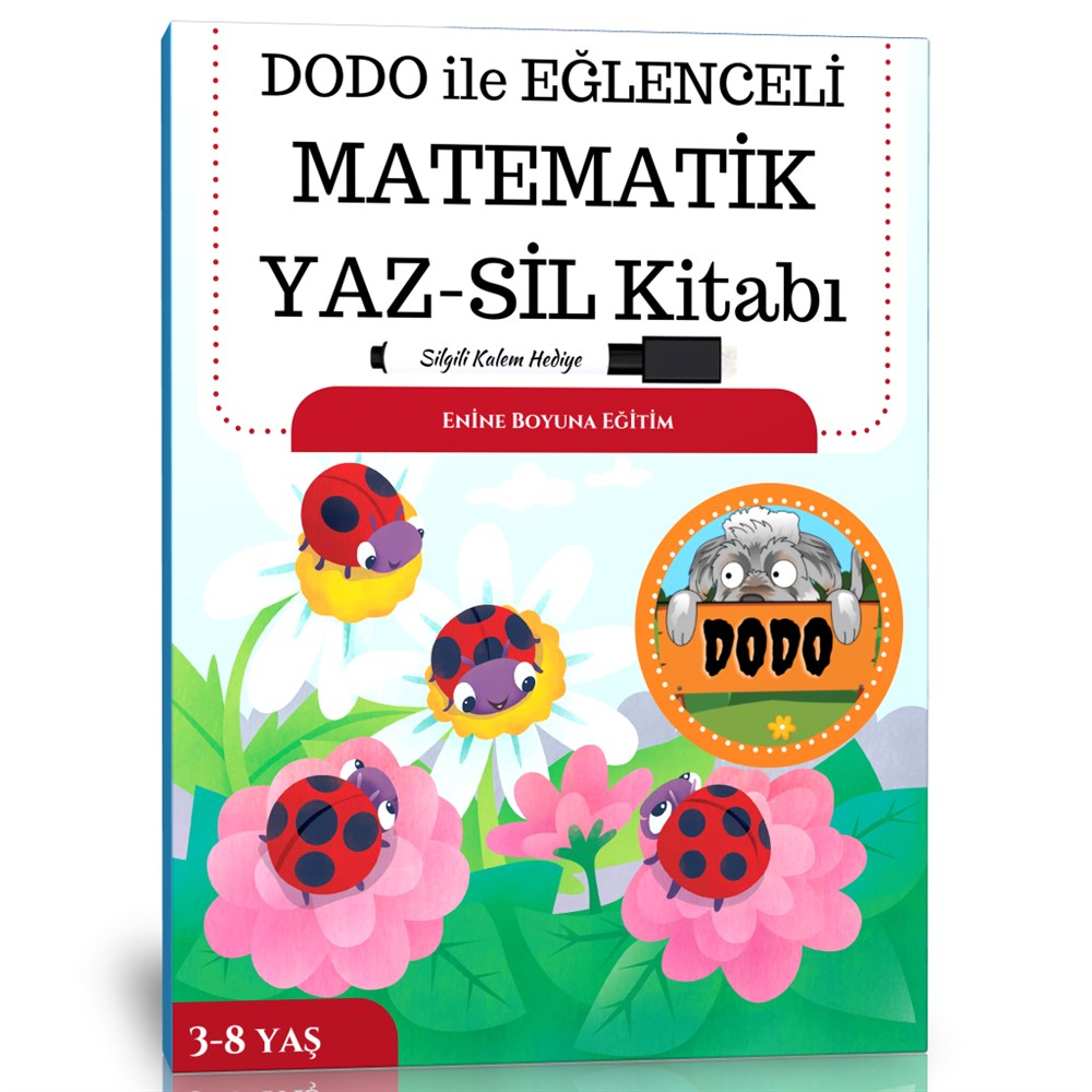 Dodo ile Eğlenceli Matematik Yaz-Sil Kitabı