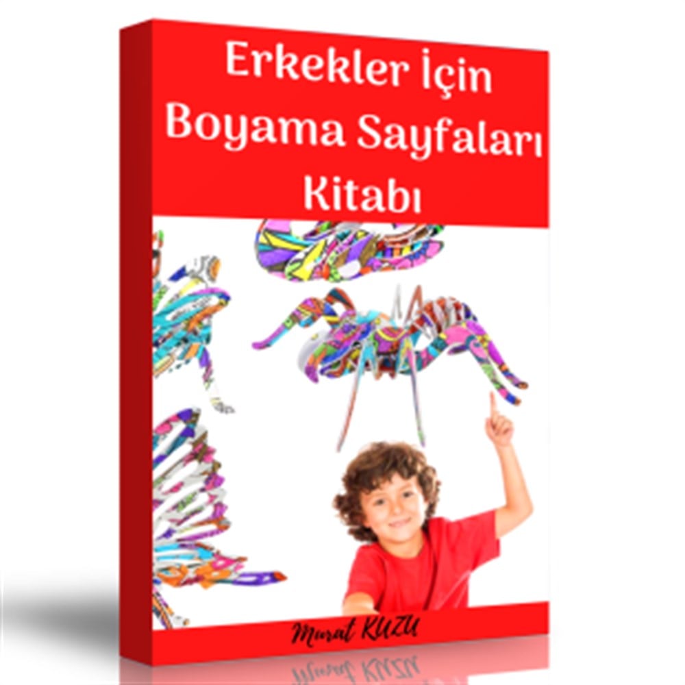 Erkek Çocuklar İçin Boyama Sayfaları Kitabı
