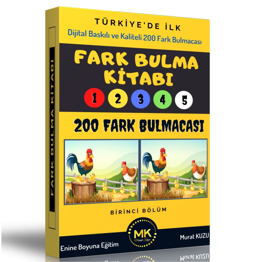 Fark Bulma Kitabı Birinci Bölüm (200 Kaliteli Resim)