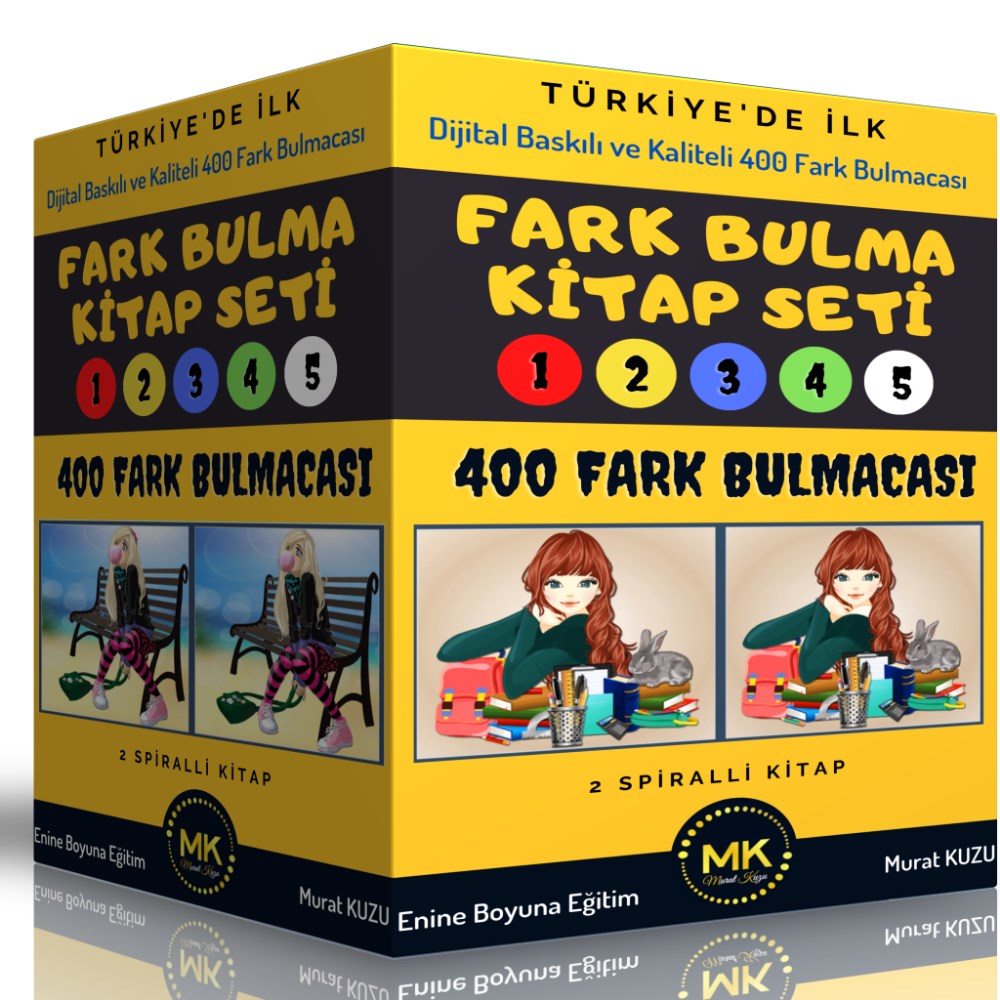 Fark Bulma Kitap Seti (400 Kaliteli Resim)