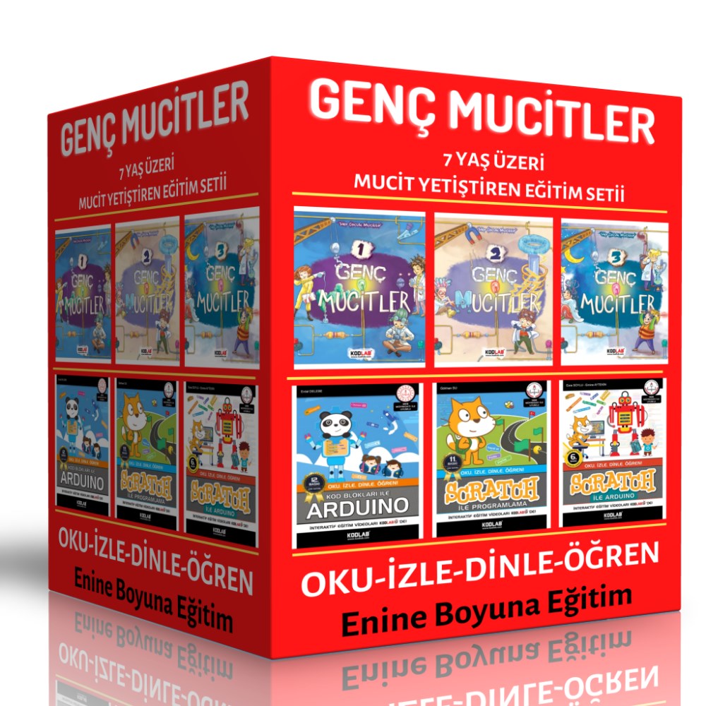 Genç Mucitler Eğitim Seti (6 Süper Kitap)