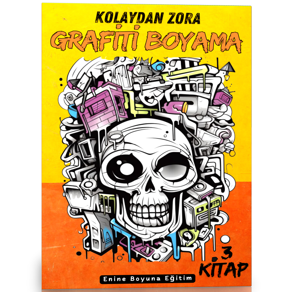 Grafiti Boyama Kitap Seti (3 Kitap)