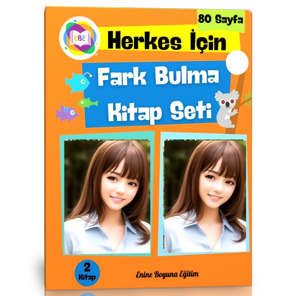 Herkes İçin Fark Bulma Kitap Seti (80 Sayfa)