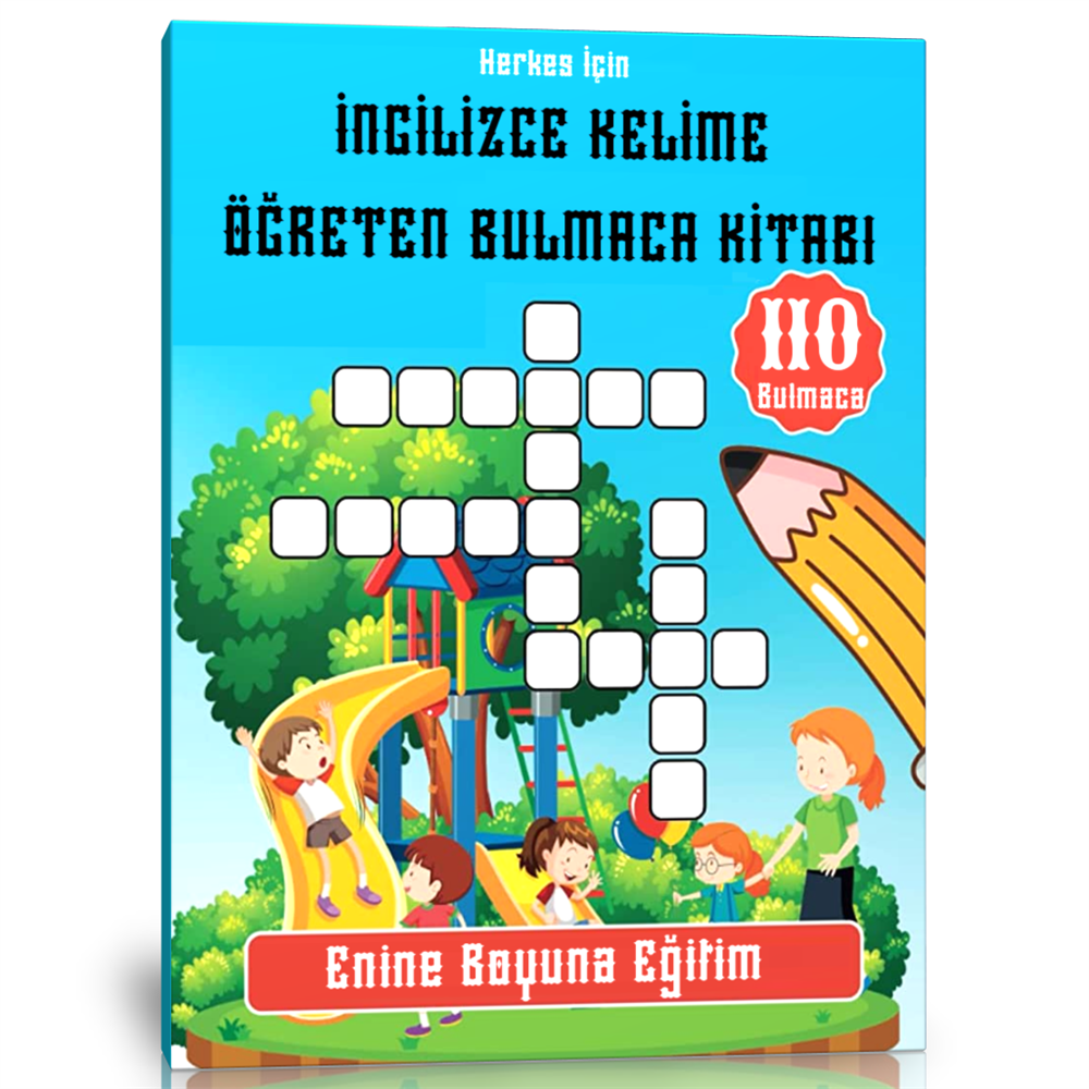 Herkes İçin İngilizce Kelime Öğreten Bulmaca Kitabı